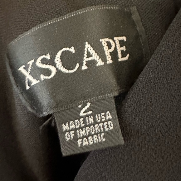 Xscape Flattering Little Black Dress - Picture 6 of 9